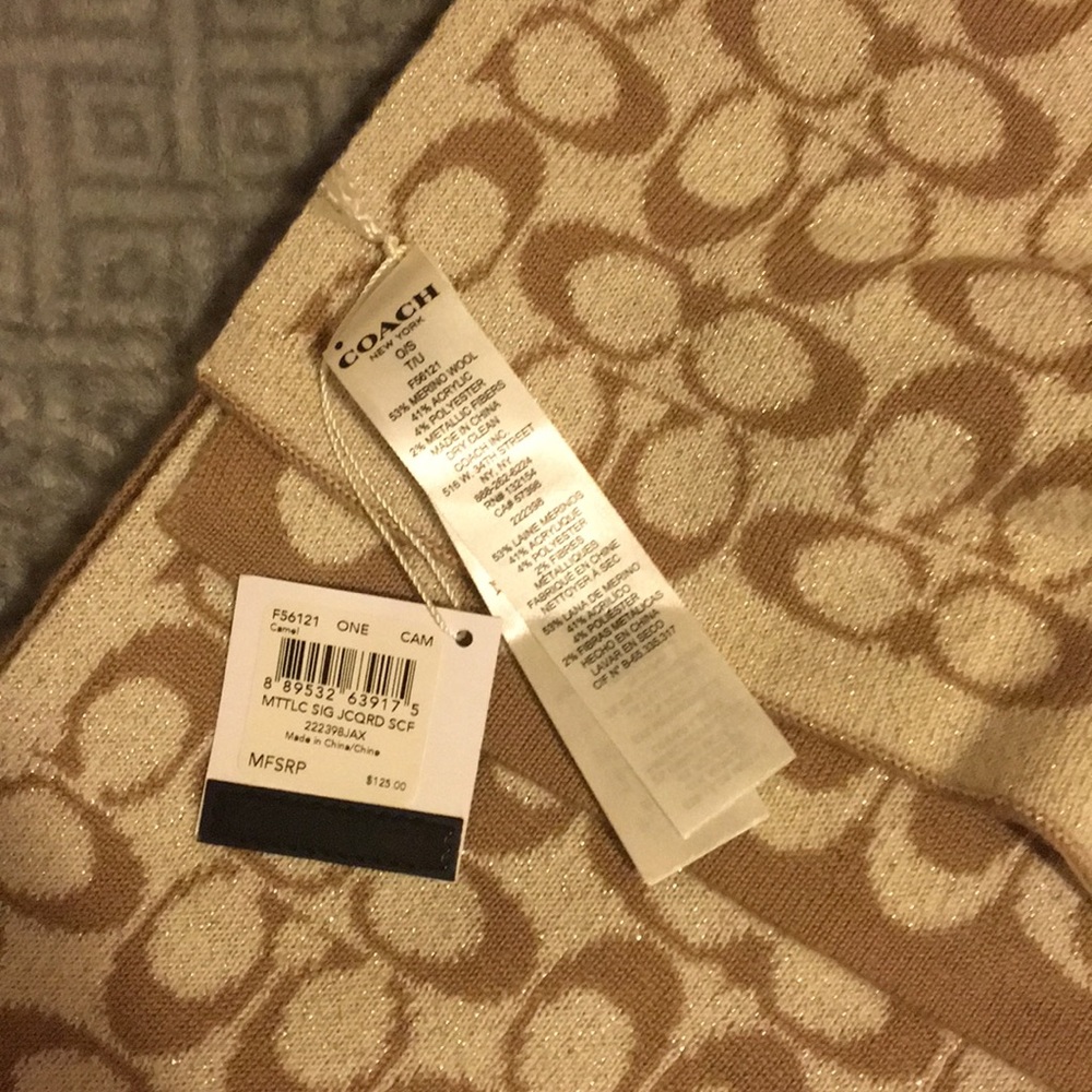 Coach Reversible Scarf